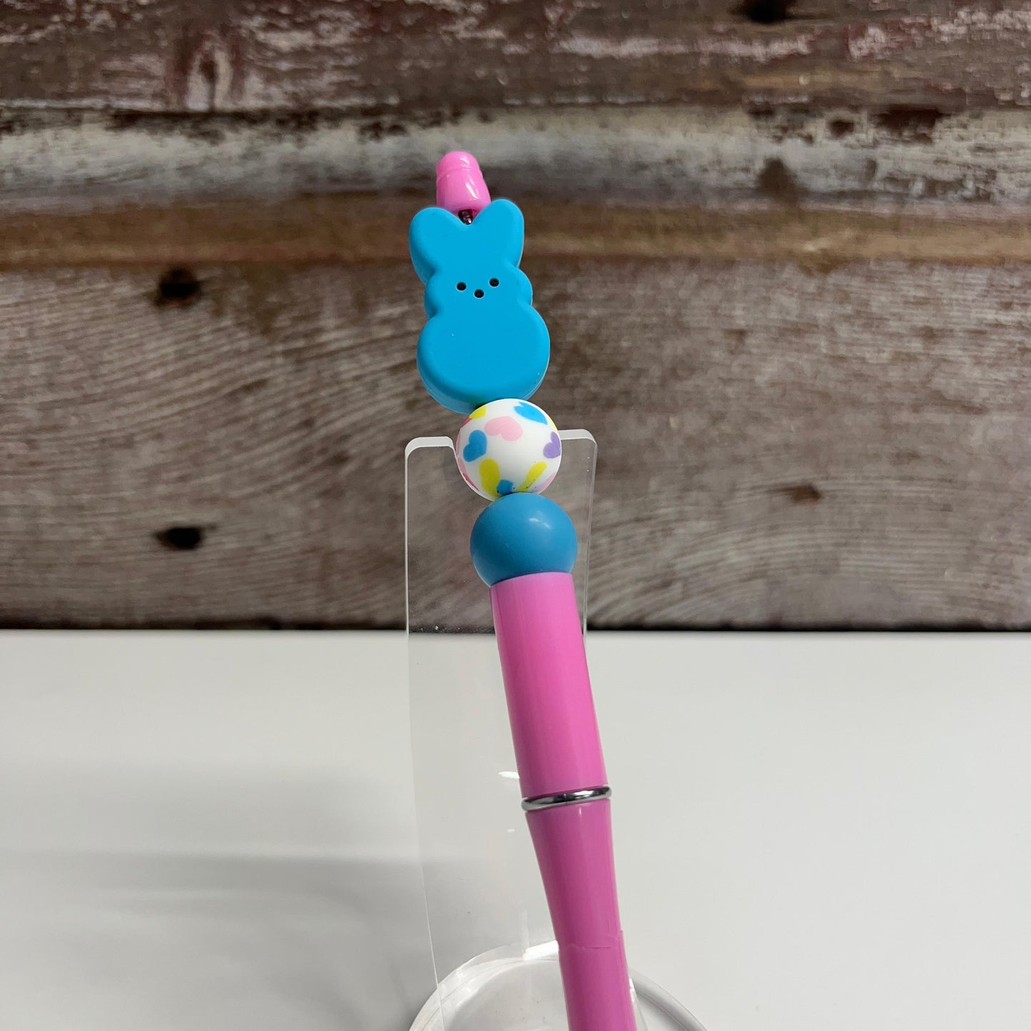 Blue Peep Plastic Pen